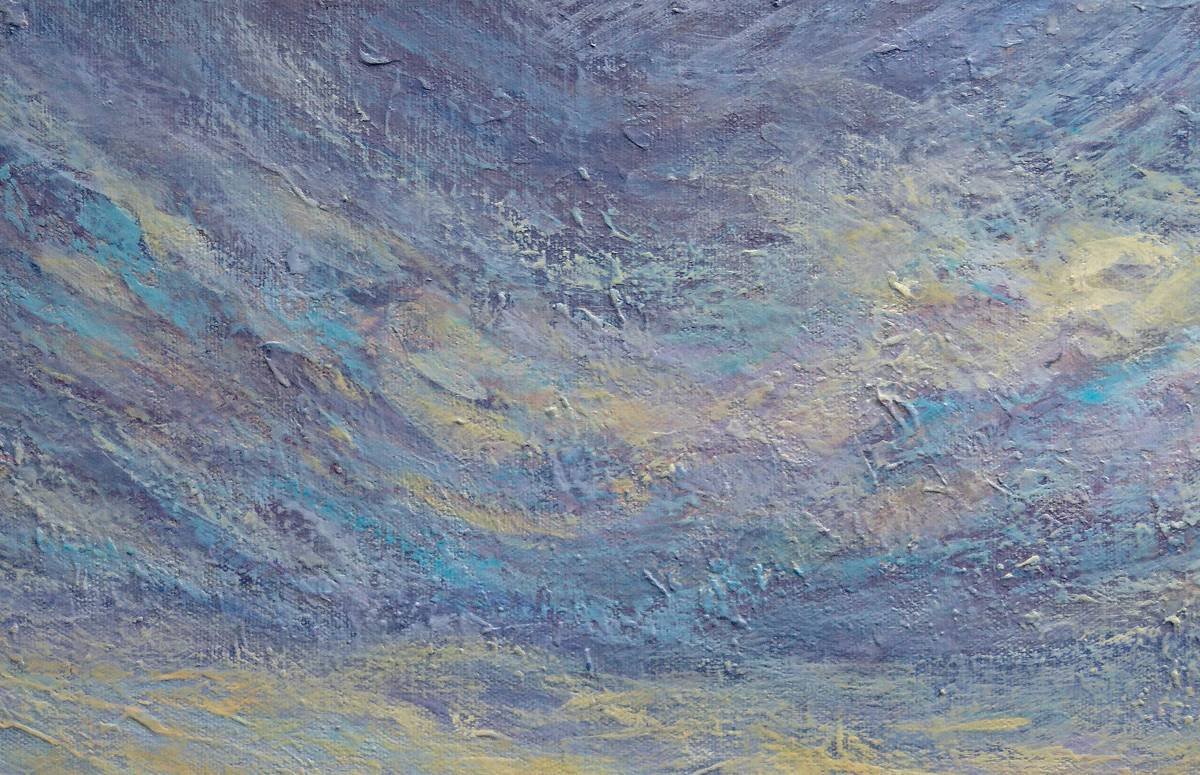 Textured modern wall art decor abstract catching natural light in a minimalist bedroom